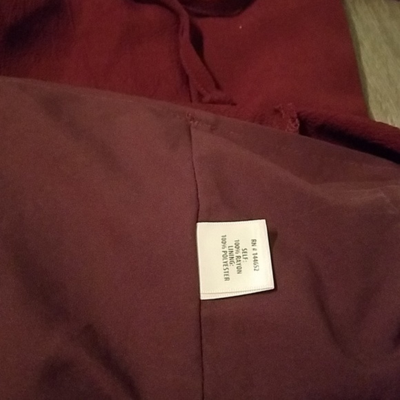 DEREK DRESS IN OXBLOOD, Stone Cold Fox, Size S - Picture 7 of 8